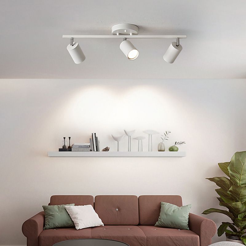 Arisha Cylindrical Modern LED Semi Flush Mount Spotlight
