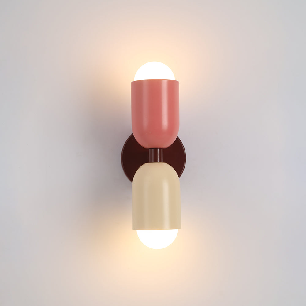 Valentina Modern Art Decoration Double-Headed Colorful Wall Lamp - Letslighting