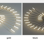 Arisha Modern Home Decoration Fireworks LED Ceiling Light - image 25