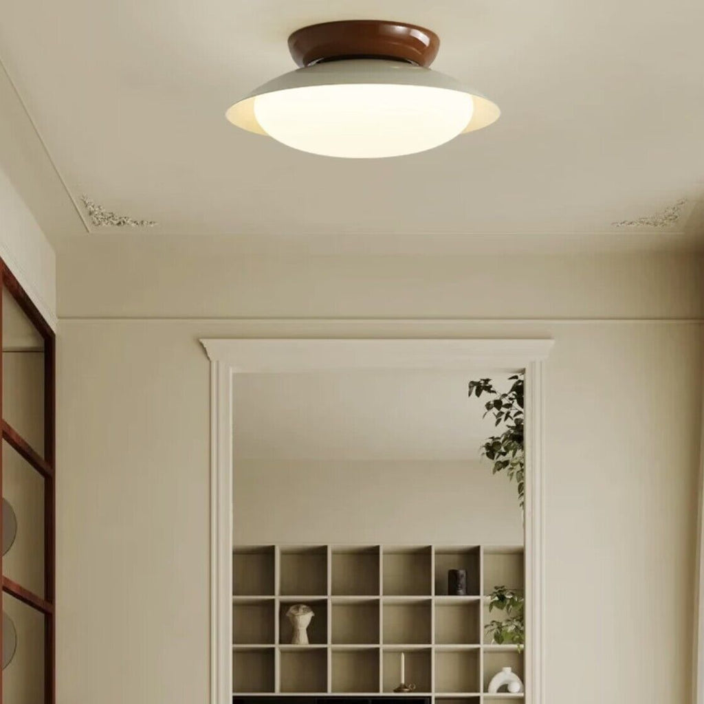 Aira Vintage Bowl-shaped LED Ceiling Light