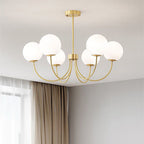 Valentina Modern Ball Bubble Glass Chandelier