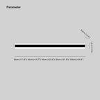 Arisha Minimalist Linear /Acrylic Wall Lamp, Bathroom