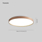 Arisha Minimalist Round Acrylic Flush Mount Ceiling Light