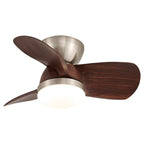 Miroter Modern Metal Frame & Acrylic Shade Ceiling Fan Light