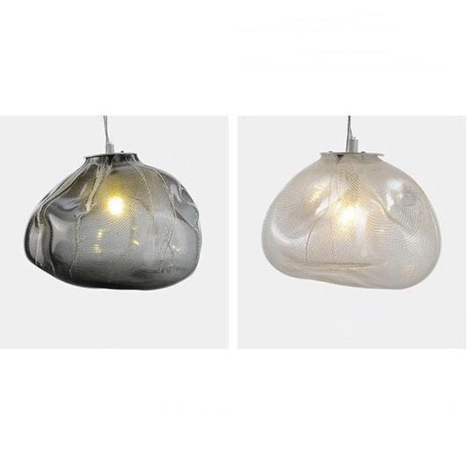 Avi Minimalist Spherical /Glass Pendant Light, 3 Color