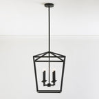 Lodge Lantern Brass Pendant Light