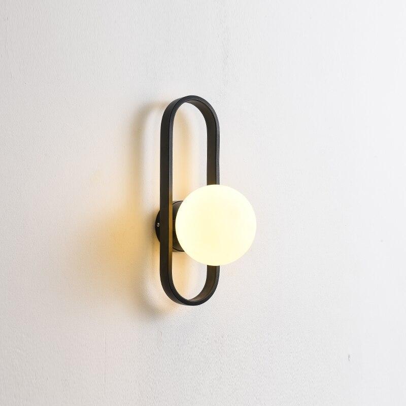 Valentina Modern Globe Bedside Wall Lamp Mount for Bedroom & Reading Room