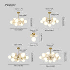 Aria Multicolored Flower Branch Chandelier Living Room
