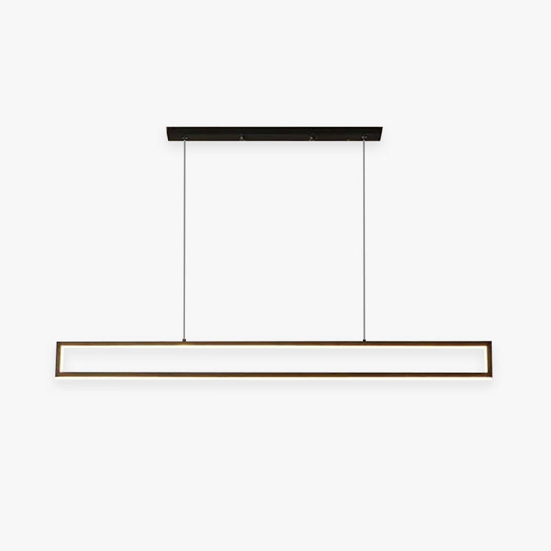 Arisha Modern Vertical Rectangular Pendant Light