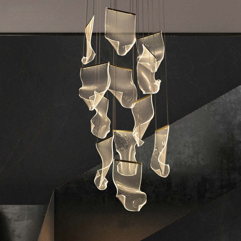 Kristy Artistic Acrylic Silk Chandelier