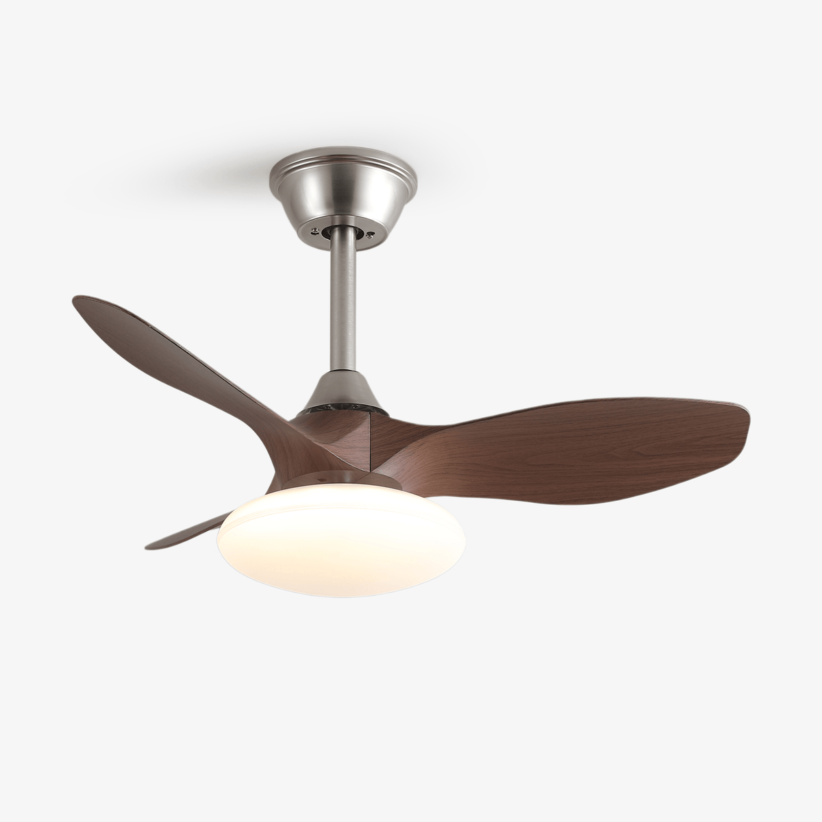 Zephira Minimalist Metal Ceiling Fan Light