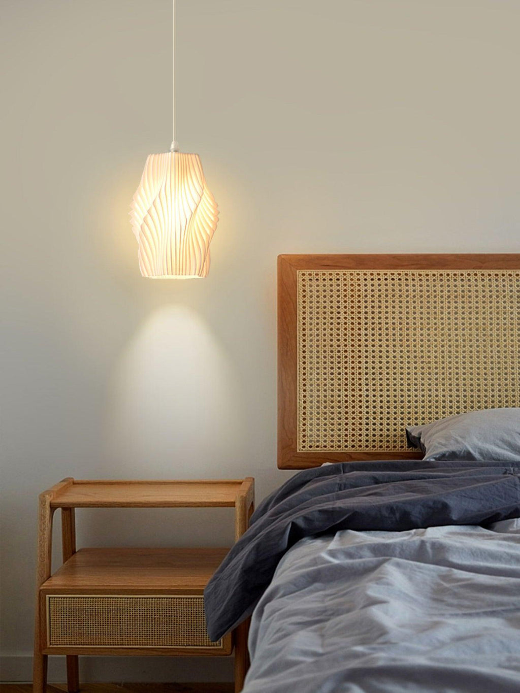 Twirl Printing Art Pendant Light