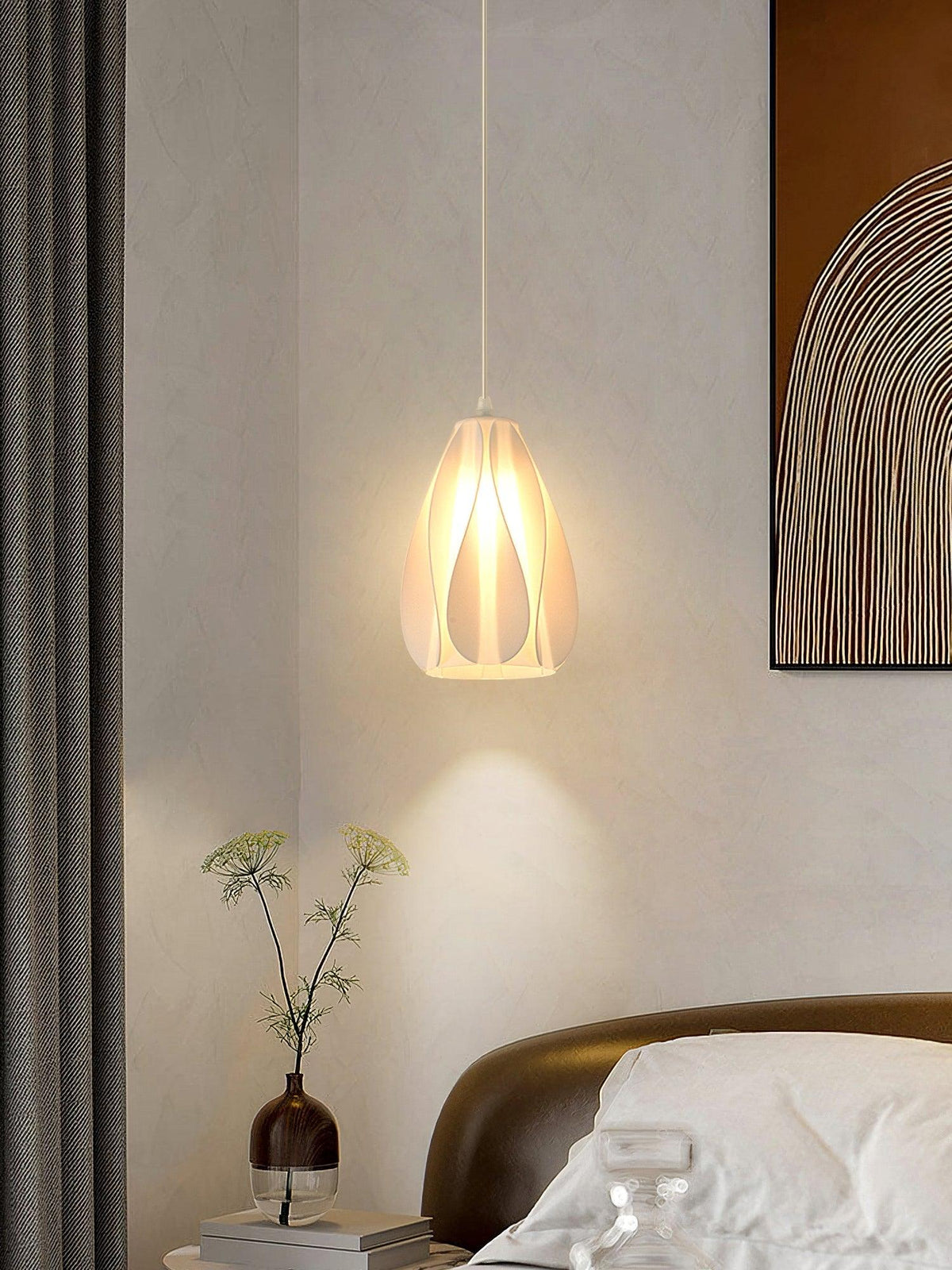 Twirl Printing Art Pendant Light