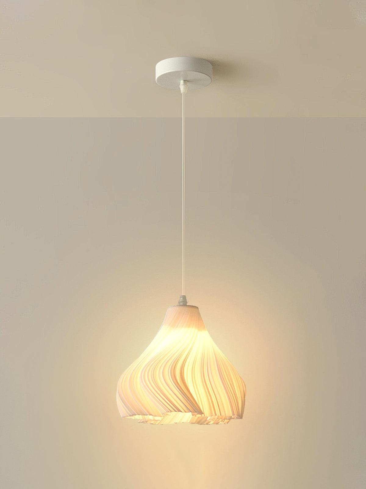 Twirl Printing Art Pendant Light
