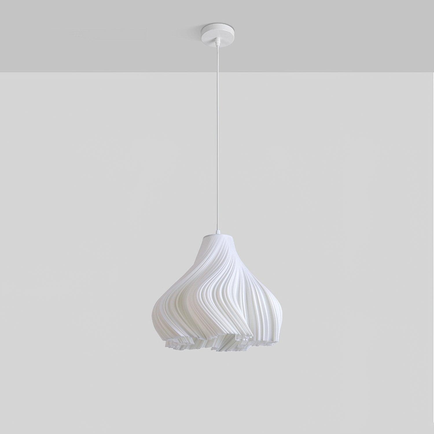 Twirl Printing Art Pendant Light