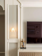 Twirl Printing Art Pendant Light