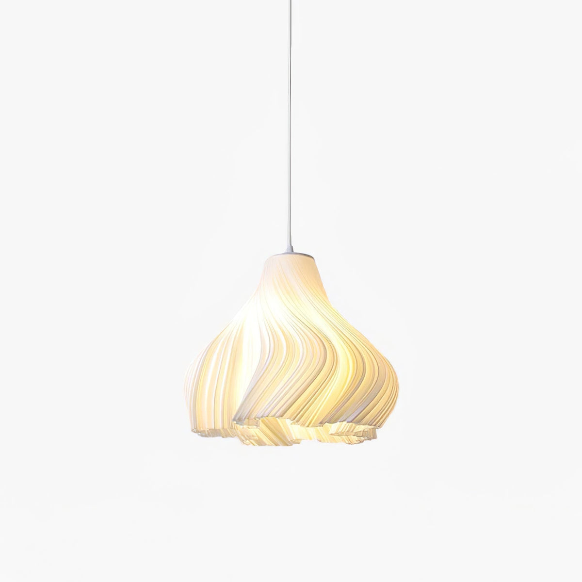 Twirl Printing Art Pendant Light