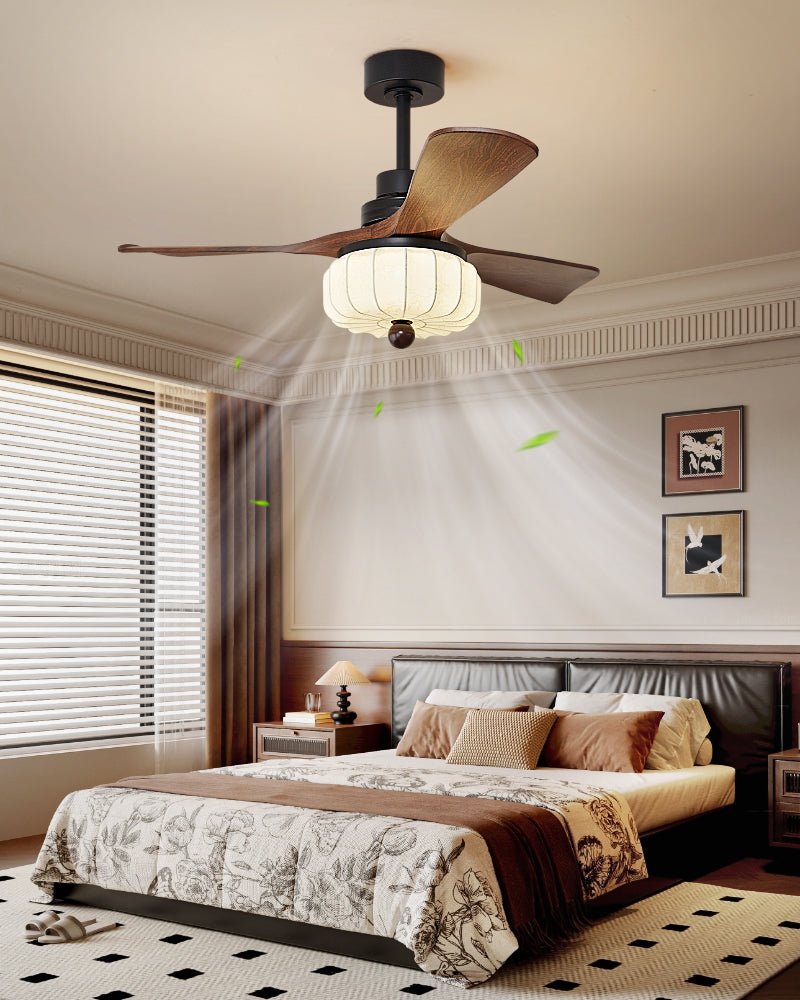 Elira Vintage Metal Ceiling Fan Light
