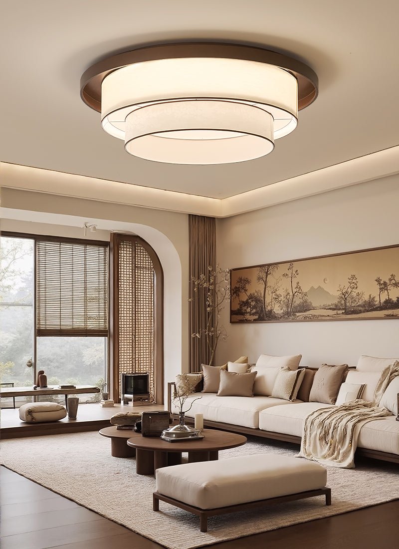Auralyn Contemporary Fabric Ceiling Light