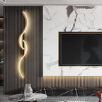 Arisha Modern Linear Wave Bedroom Wall Lamp Living Room