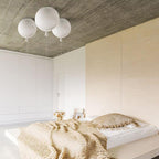 Aria Frosted Balloon Flush Mount Ceiling Light for Children's Room