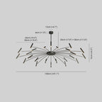 Arisha Modern Blown Linear Chandelier