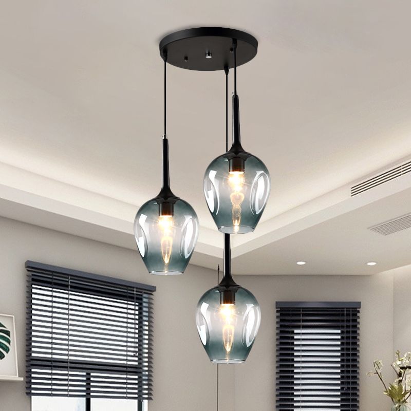 Valentina Nordic Minimalist Cluster Glass Pendant Light