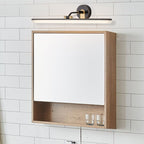 Arisha Industrial Linear Vanity Wall Lamp Brass Bathroom