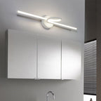 Arisha Foldable curved Vanity Mirror Front Wall Lamp Brass