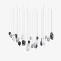 Glacier Modern Luxury Crystal Glass Chandelier