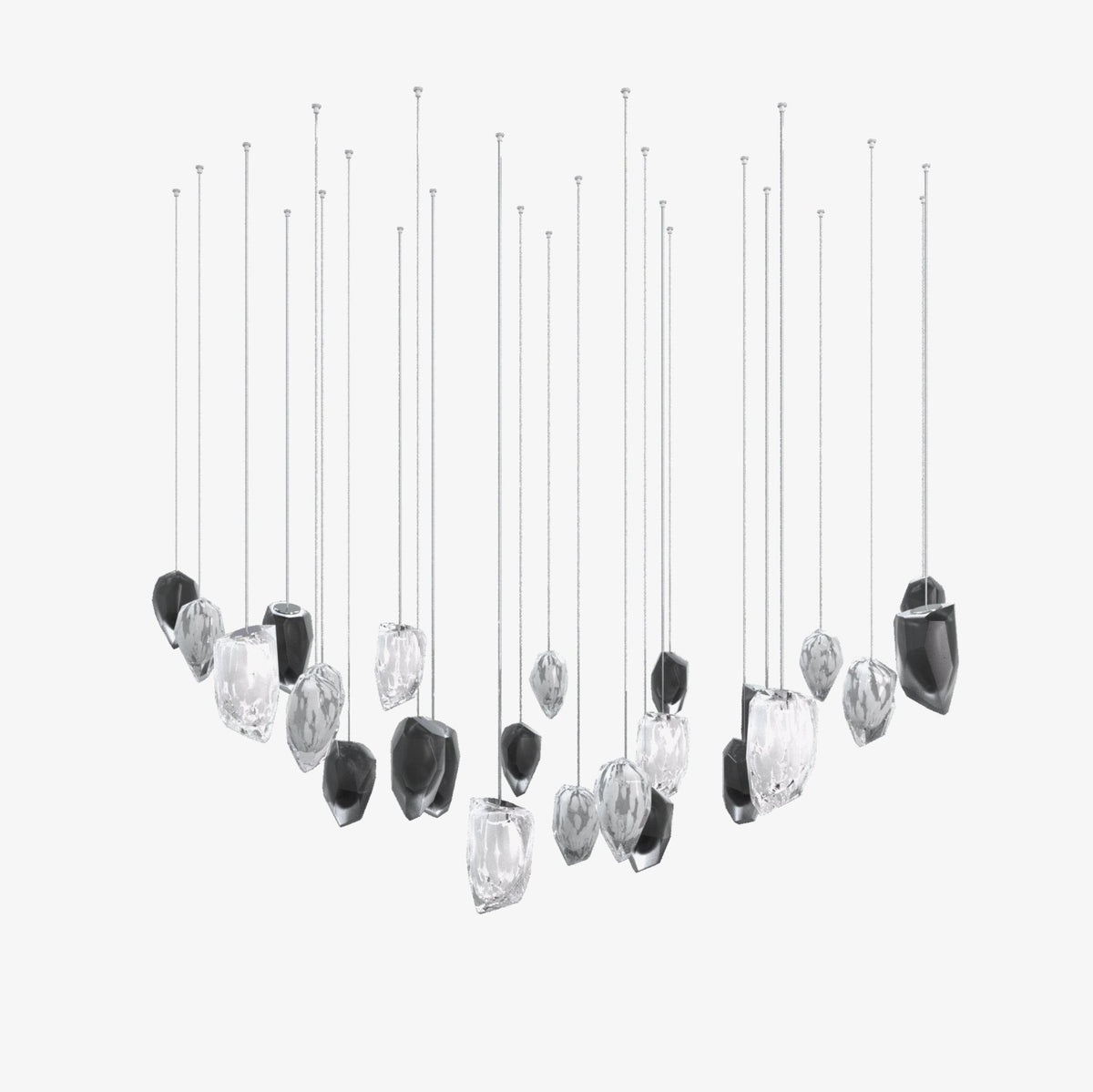 Glacier Modern Luxury Crystal Glass Chandelier