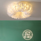 O'Moore Feather Ceiling Light, Modern, Bedroom, 4 Color