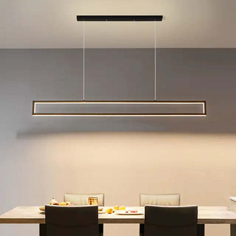 Arisha Modern Vertical Rectangular Pendant Light