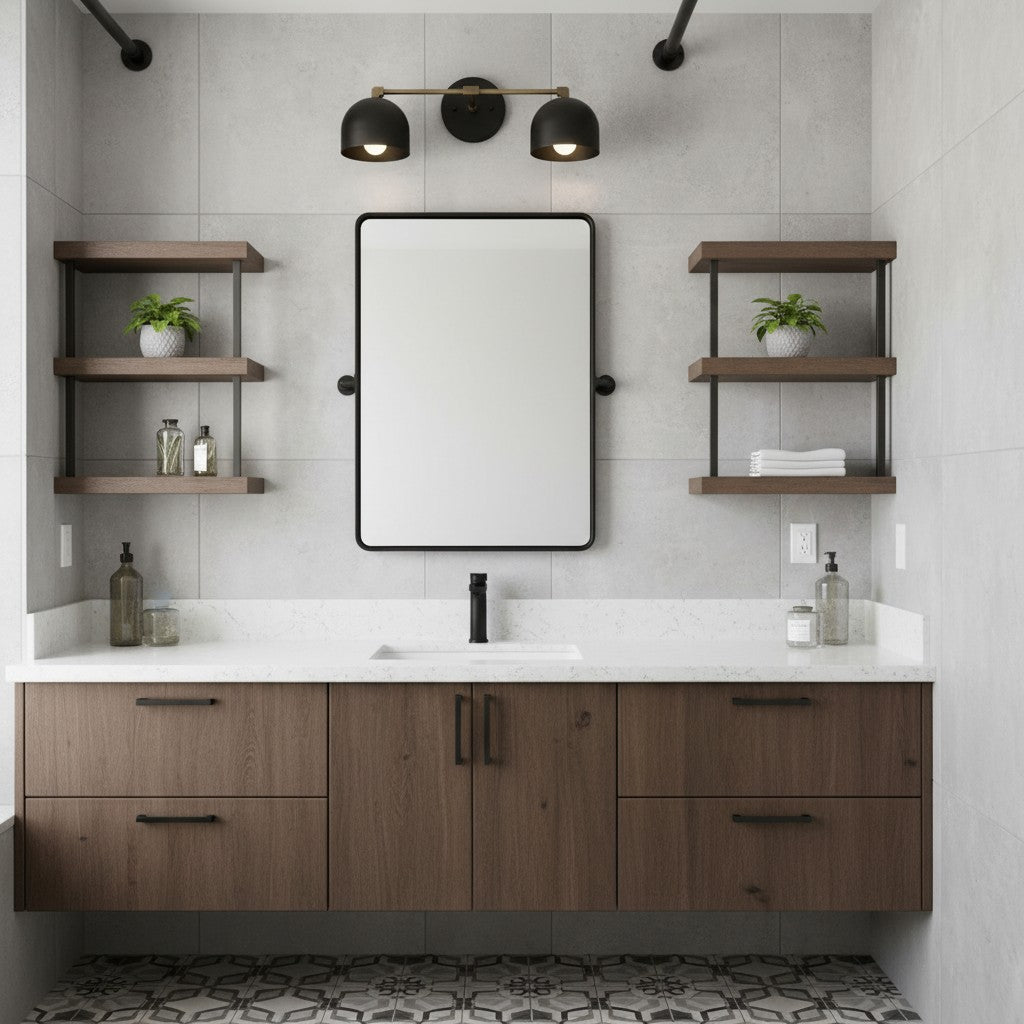 Chroma Dome Brass Wall Sconce Modern Bathroom