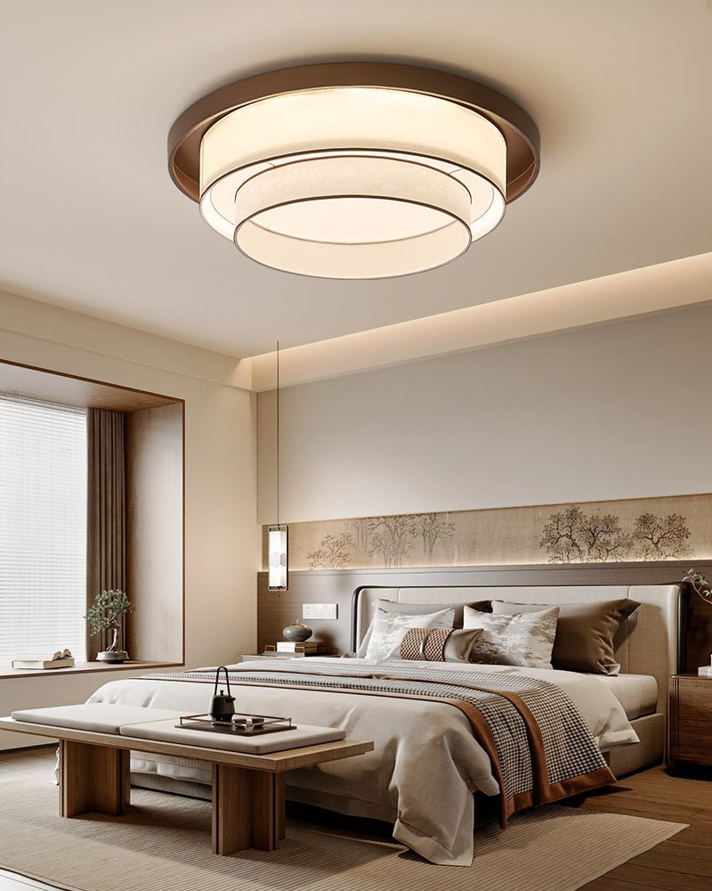 Auralyn Contemporary Fabric Ceiling Light