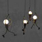 Mira Retro Modern Iron Man Pendant Light Living Room