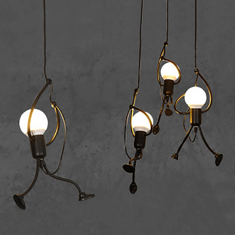 Mira Retro Modern Iron Man Pendant Light Living Room