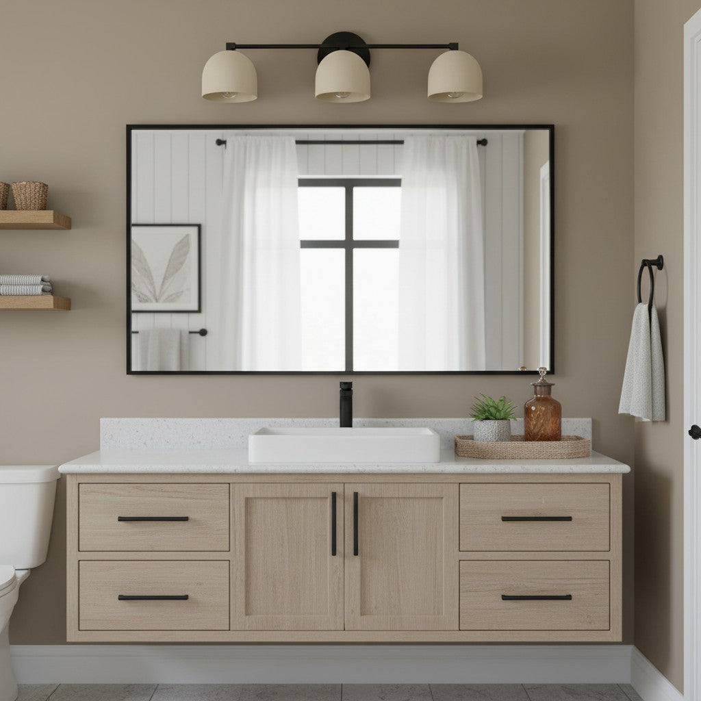Chroma Dome Brass Wall Sconce Modern Bathroom