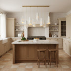 Slant Ceramic Multi-Light Pendant Light