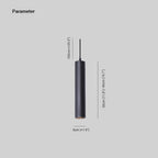 Arisha Modern Cylinder Shape Pendant Light Living Room
