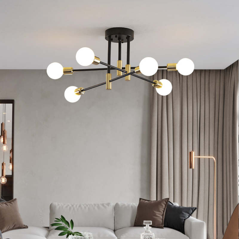 Valentina Retro Satellite Shape Ceiling Light 4/6/8 Head