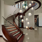 Arisha Multi-Heads Globe Cluster Chandelier Glass Dining Room Living Room