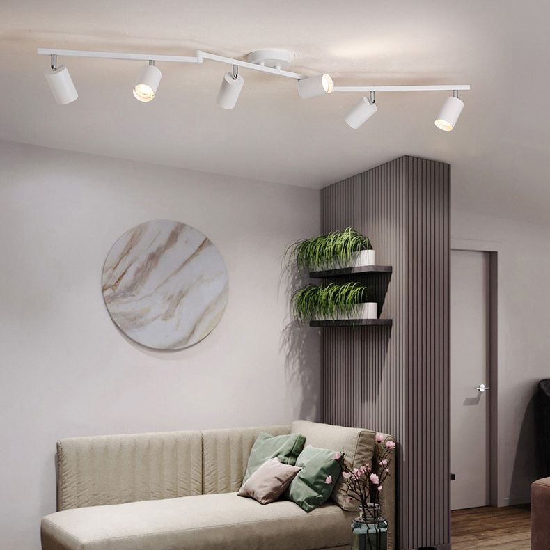 Arisha Cylindrical Modern LED Semi Flush Mount Spotlight