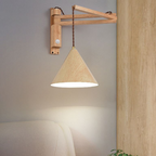 Muto Modern Adjustable Wall Lamp Wood/ 2 Color Bedroom