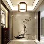 Arisha Modern & Fabric Flush Mount Ceiling Light, 2 Style
