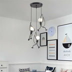 Mira Retro Modern Iron Man Pendant Light Living Room