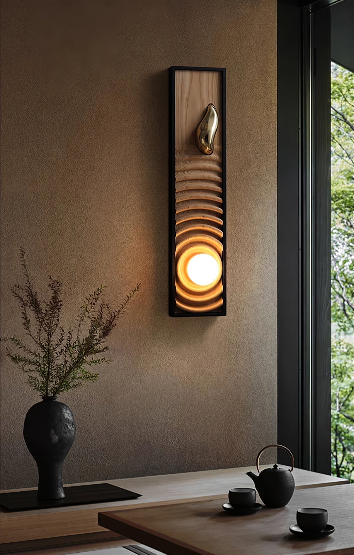 Solano Modern Wood Wall Light
