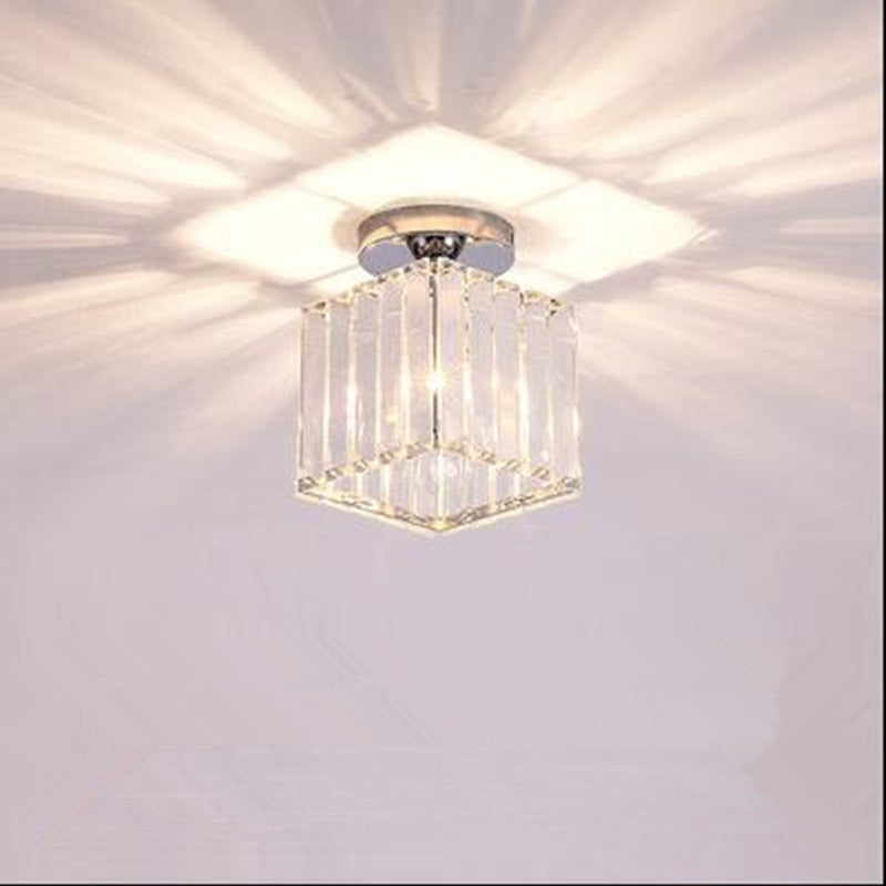 Arisha Modern /Crystal Flush Mount Ceiling Light, 3 Colors