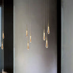 Valentina Minimalist Crystal Pendant Light