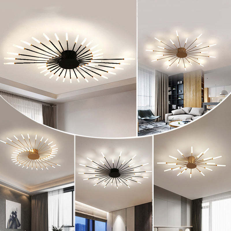 Arisha Fireworks Flush-Mount Ceiling Light Living Room - image 9